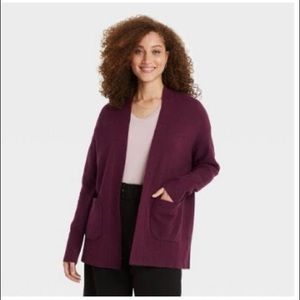 A New Day Burgundy Cardigan